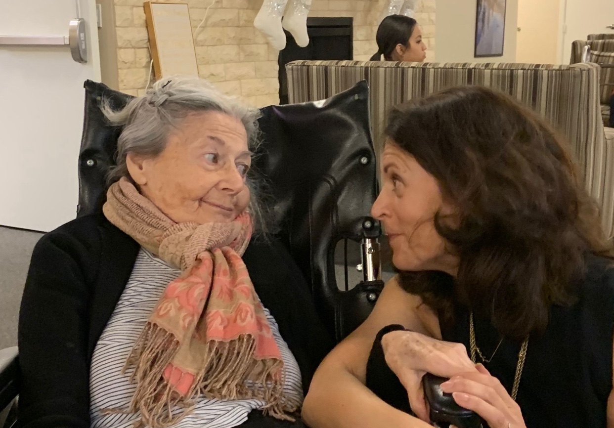 Laughter On Call founder Dani with her mother